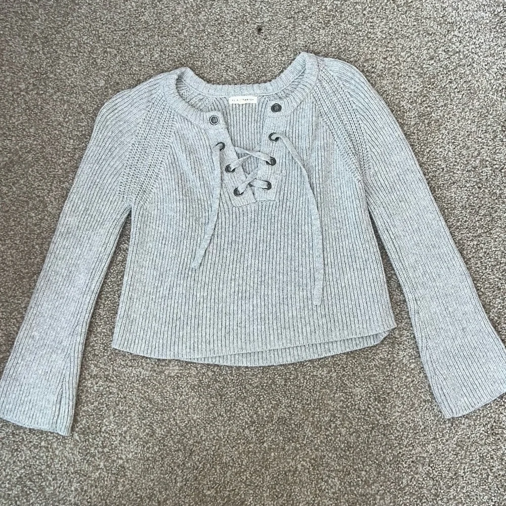 PacSun Lace Up Sweater - Picture 2 of 3